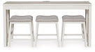 Robbinsdale Counter Height Dining Table and 3 Barstools Set - Dayton Discount Furniture