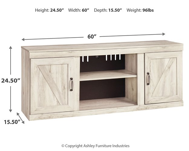 Bellaby 4-Piece Entertainment Center with Electric Fireplace Entertainment Center Ashley Furniture