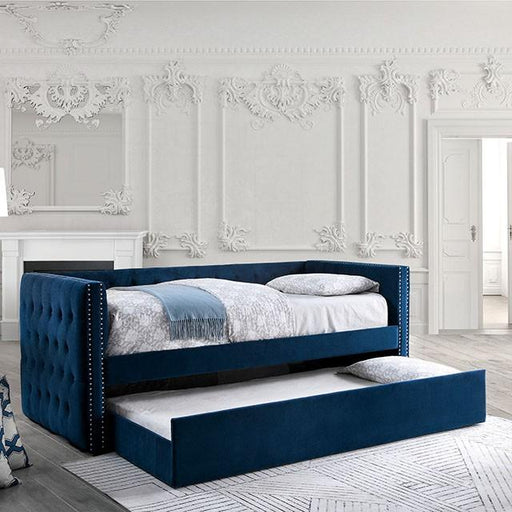 Susanna Navy Daybed w/ Trundle, Navy Daybed w/ Trundle FOA East