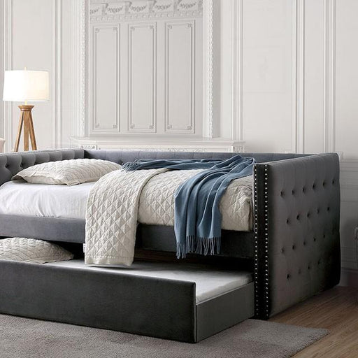 Susanna Gray Daybed w/ Trundle, Gray Daybed w/ Trundle FOA East