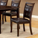 Woodside Dark Cherry/Espresso Side Chair (2/CTN) Dining Chair FOA East