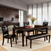Woodside Dark Cherry/Espresso Dining Table Dining Table FOA East