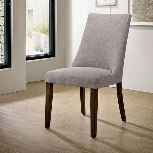 Woodworth Walnut Padded Side Chair (2/CTN) Chair FOA East