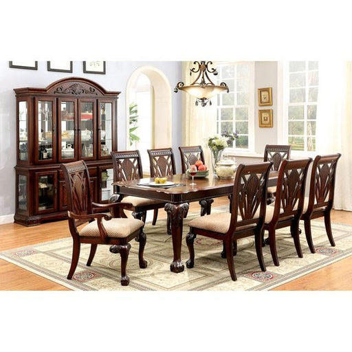 PETERSBURG I Cherry Dining Table w/ 1 X 18" Leaf Dining Table FOA East