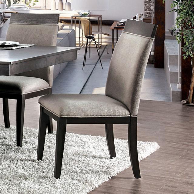 Modoc Espresso/Beige Side Chair (2/CTN) Dining Chair FOA East