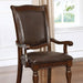 Alpena Brown Cherry/Espresso Arm Chair (2/CTN) Dining Chair FOA East