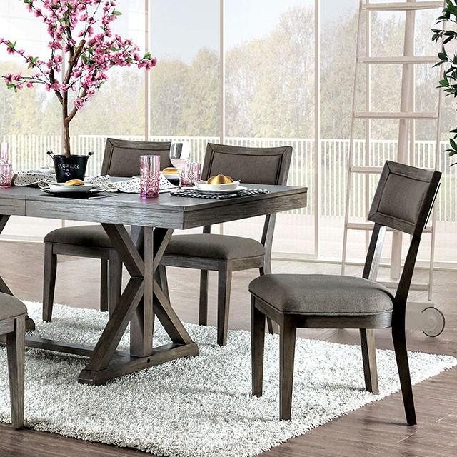 Leeds Gray Dining Table Dining Table FOA East