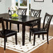 Springhill Espresso 5 Pc. Dining Table Set Dining Room Set FOA East