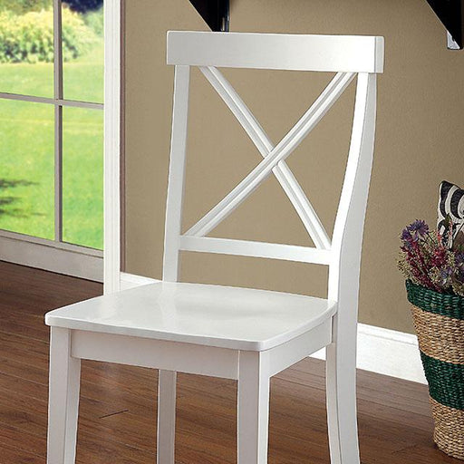 PENELOPE White Side Chair (2/CTN) Dining Chair FOA East