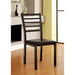 COLMAN Black Side Chair (4/CTN, K/D) Dining Chair FOA East