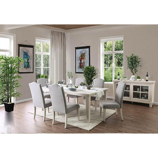 Daniella Antique White Dining Table Dining Table FOA East