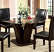 Manhattan I Brown Cherry Round Dining Table Dining Table FOA East