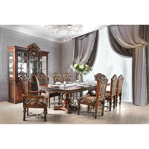 Lucie Brown Cherry Dining Table Dining Table FOA East