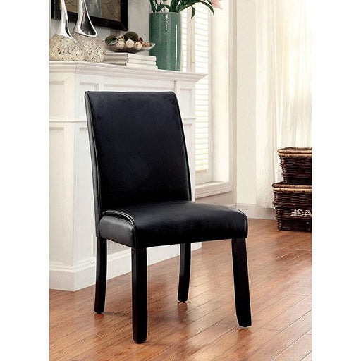 GRANDSTONE I Black Side Chair (2/CTN) Dining Chair FOA East