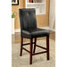 BONNEVILLE II Brown Cherry/Black Counter Ht. Chair (2/CTN) Dining Chair FOA East