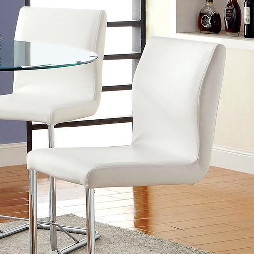 LODIA II White Counter Ht. Chair Dining Chair FOA East