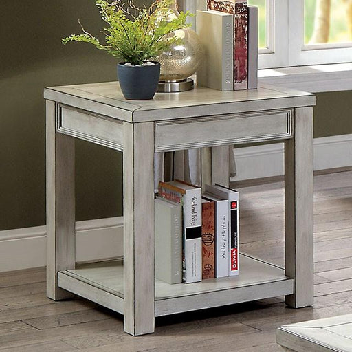 Meadow Antique White End Table End Table FOA East