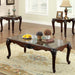 Colchester Dark Cherry 3 Pc. Coffee Table Set Table Set FOA East
