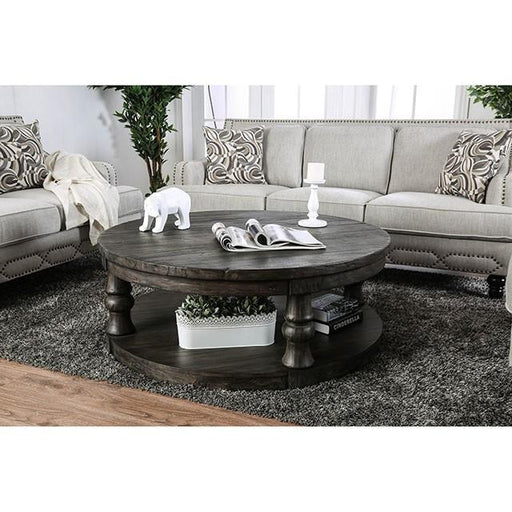 Mika Antique Gray Coffee Table Coffee Table FOA East