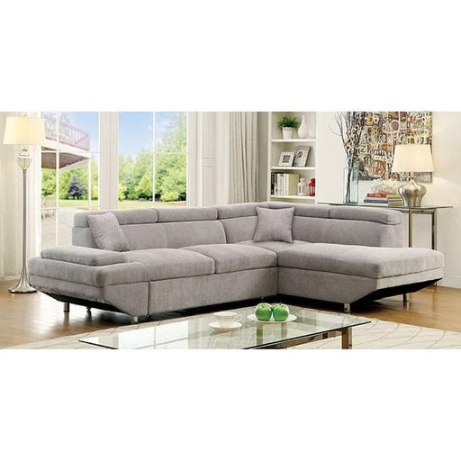 Foreman Gray Sectional, Gray Sectional FOA East
