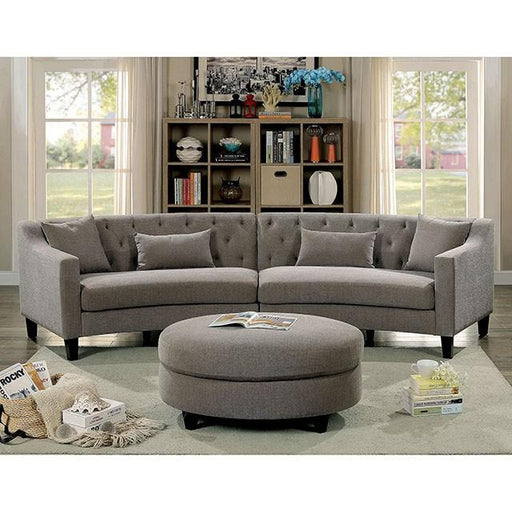 SARIN Warm Gray Sectional Sectional FOA East