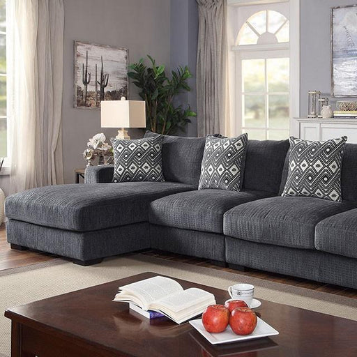 Kaylee Gray Large L-Shaped Sectional Sectional FOA East