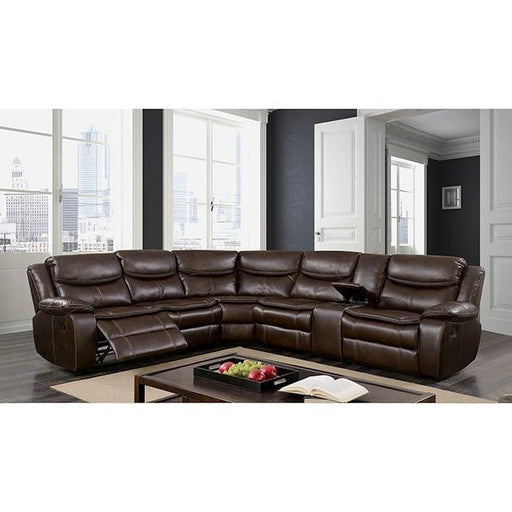 Pollux Brown Sectional Sectional FOA East