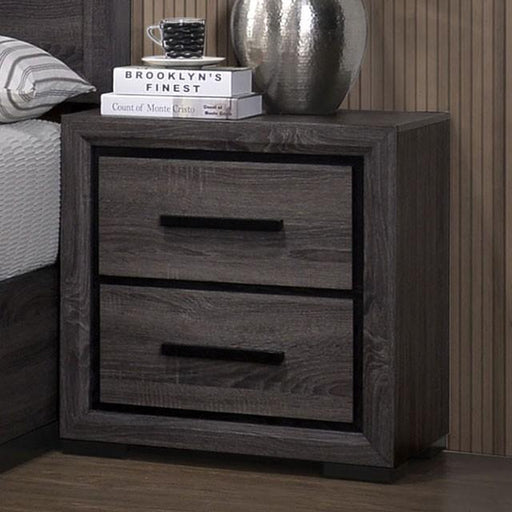 Conwy Gray Night Stand Nightstand FOA East