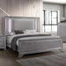 Alanis Light Gray Queen Bed Bed FOA East