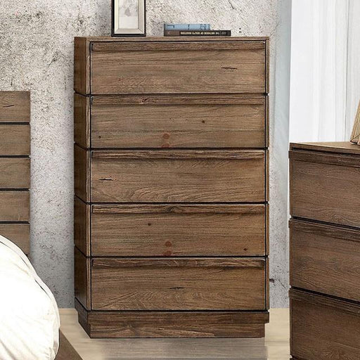 COIMBRA Rustic Natural Tone Chest Chest FOA East