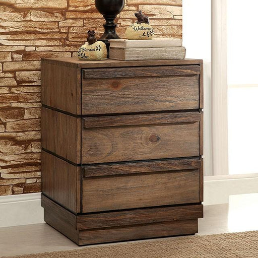 COIMBRA Rustic Natural Tone Night Stand Nightstand FOA East