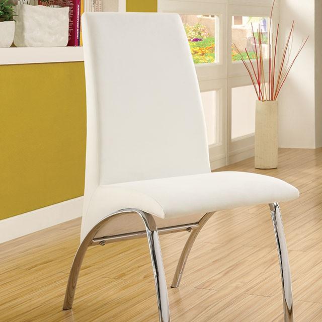 Glenview White Side Chair Dining Chair FOA East