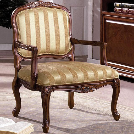 Burnaby Tan/Pattern Accent Chair Accent Chair FOA East