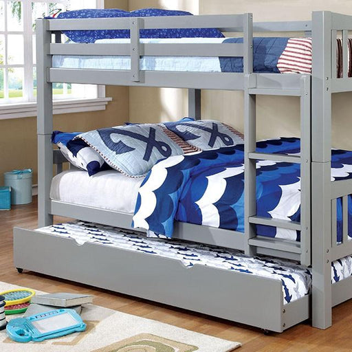 Cameron Gray Full/Full Bunk Bed Bunk Bed FOA East