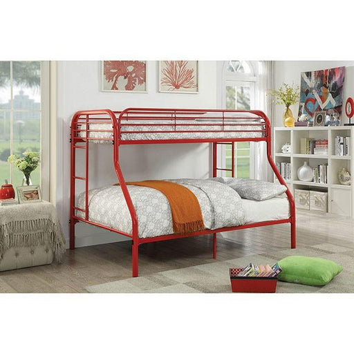Opal Red Twin/Full Bunk Bed Bunk Bed FOA East
