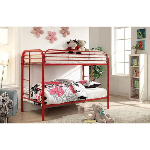 Opal Red Twin/Twin Bunk Bed Bunk Bed FOA East