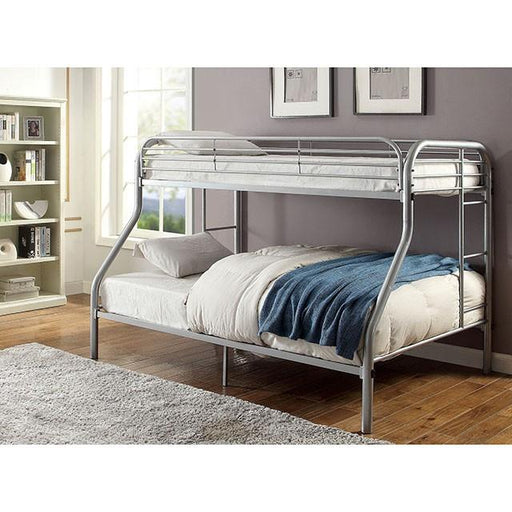 Opal Silver Twin/Full Bunk Bed Bunk Bed FOA East