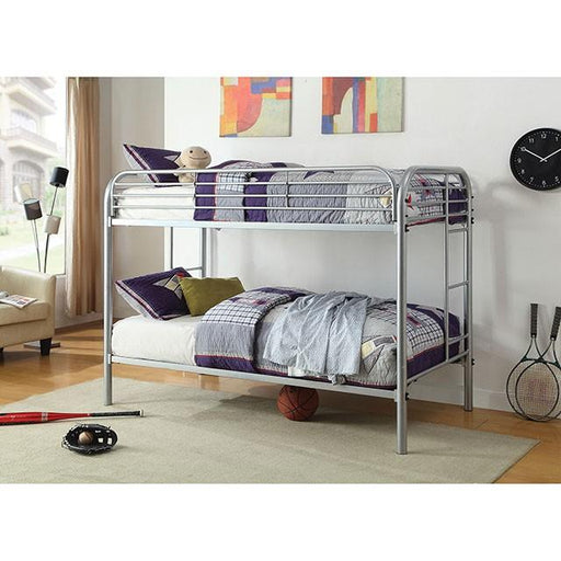 Opal Silver Twin/Twin Bunk Bed Bunk Bed FOA East