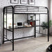 Opal Iii Black Twin Loft Bed Bed FOA East