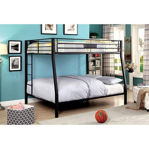 CLAREN Black Full/Queen Bunk Bed Bunk Bed FOA East