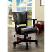 ROWAN Cherry Height-Adjustable Arm Chair Dining Chair FOA East