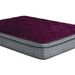 Purple/Grey 13" Euro Pillow Top Mattress Non-Flip, Full Mattress FOA East