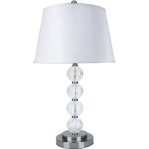 Oona Silver/Clear 30"H Table Lamp (2/CTN) Table Lamp FOA East