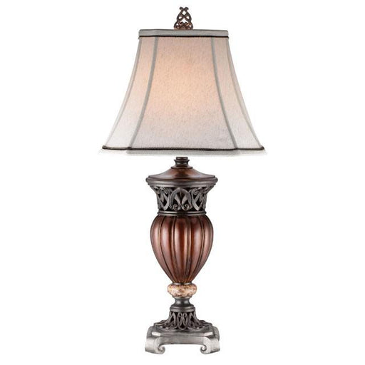 Luna Glossy Brown Table Lamp (2/CTN) Table Lamp FOA East