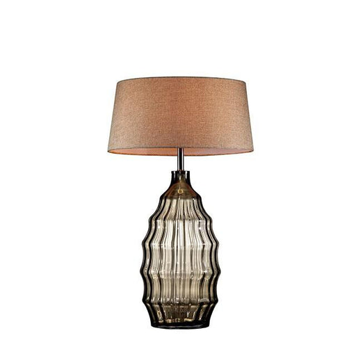 Elen Olive 28"H Olive Glass Table Lamp Table Lamp FOA East