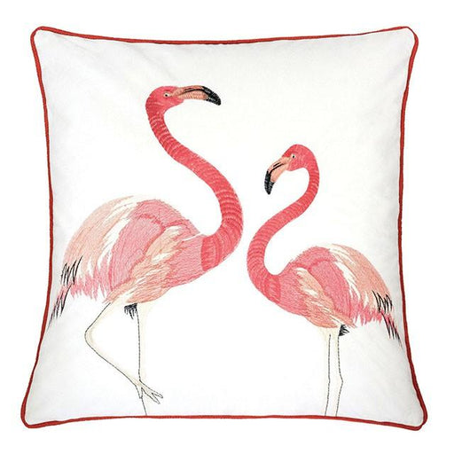 Lina Flamingo 20" X 20" Pillow, Pair Flamingo Pillow FOA East