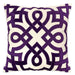 Jorja Purple 20" X 20" Pillow, Purple Pillow FOA East