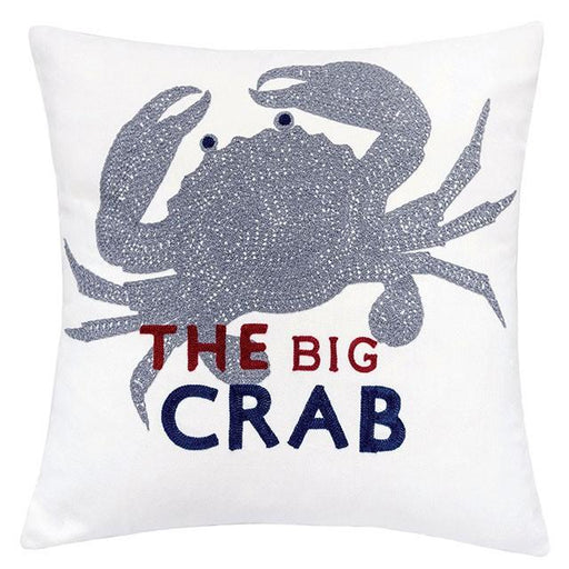 Jody White 20" X 20" Pillow, Crab Pillow FOA East