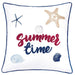 Emmie White 20" X 20" Pillow, Summer Time Pillow FOA East