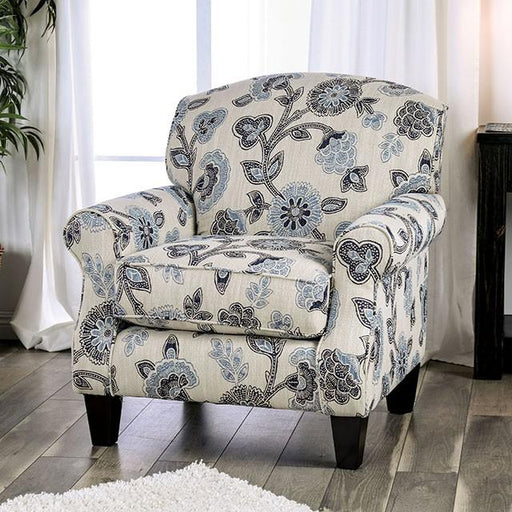 Nash Ivory Chair, Floral Chair FOA East